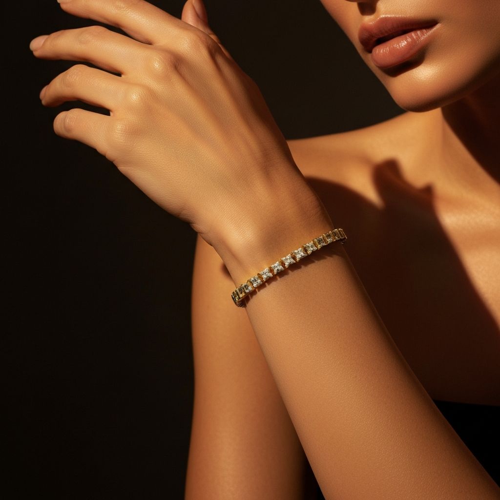 Aurora Tennis Bracelet view 2